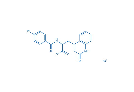 2-(4-氯苯甲酰胺)-3-(2-氧代-1,2-二氢喹啉-4-基)丙酸钠