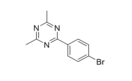 2 - (4-bromophenyl) - 4,6-dimethyl-1,3,5-triazine