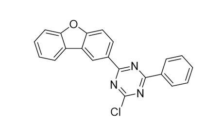 2-Chloro-4 - (2-dibenzofuranyl) - 6-phenyl-1,3,5-triazine