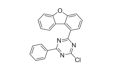 2-Chloro-4 - (dibenzo [b, d] furan-1-yl) - 6-phenyl-1,3,5-triazine