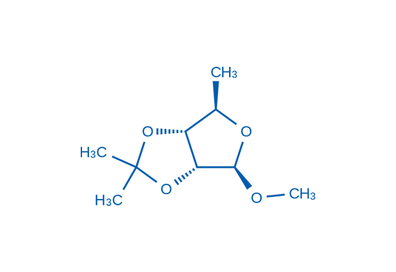 甲基-5-脱氧-2,3-O-异亚丙基-beta-D-呋喃核糖苷 （K3）     