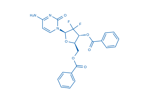 3.2',2'-二氟-2'-脱氧胞嘧啶核苷-3',5'-二苯甲酸酯 （T9）