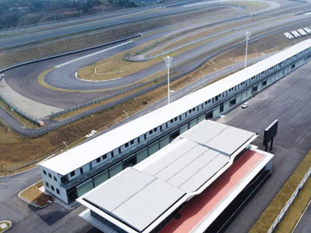 Going towards the Circuit Valley, Zhuzhou International Circuit's inner field P is completed, and it is fully open!