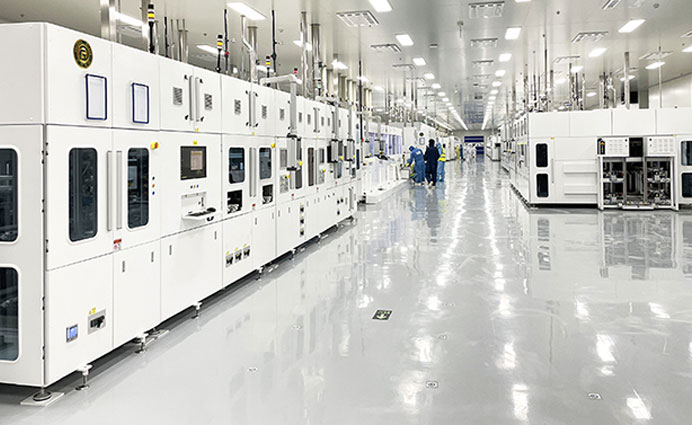 Staged progress made in the commissioning of the first GW-level heterojunction production line