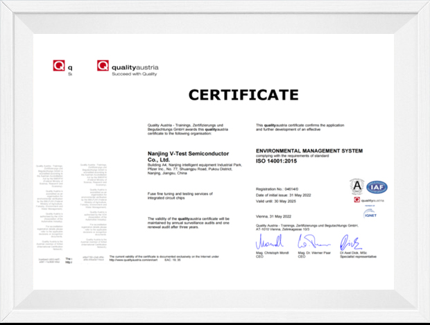                      ISO9001/14001