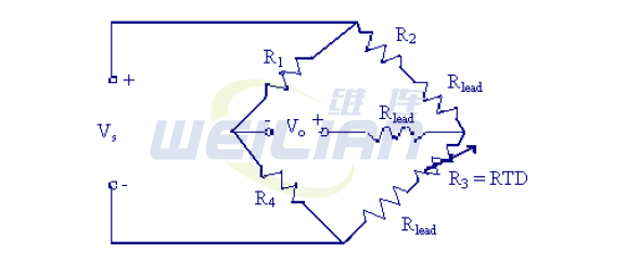 RTD 电桥电路操作 维连铂电阻