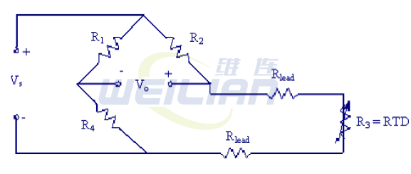 RTD 电桥电路操作 维连铂电阻